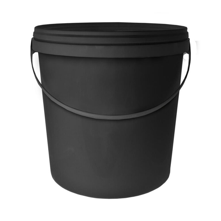 Black Buckets with Lids Green Ventures Gardening Supplies